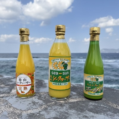 勝山シークヮーサージュース 3点セット