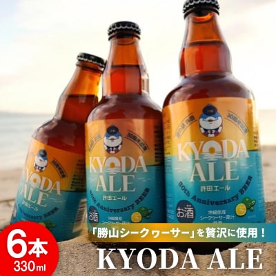 【許田エール・道の駅許田30周年記念】勝山シークヮーサー使用した特別醸造IPAビール6本