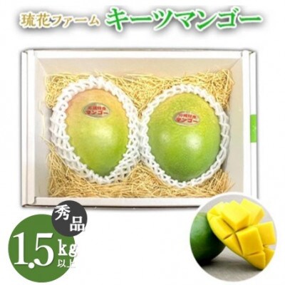 【2025年8月中旬～順次発送】【琉花ファーム】秀品!!キーツマンゴー　1.5kg以上