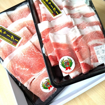 アグー豚 生姜焼き用 500g(ウデ250g&モモ250g)