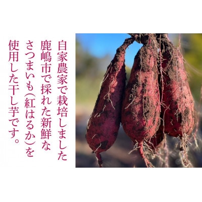 鹿嶋市産!鹿畑ポテト小屋の紅はるか ペット用 おやつ干し芋 合計1kg