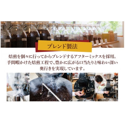 【2週間毎定期便】KASHIMA12 ビターブレンド コーヒー豆 計1kg(各回500g)豆 全2回
