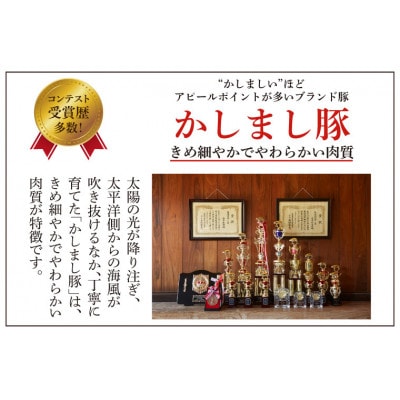 令和5年度・令和6年度 東京食肉市場豚枝肉共励会 連続受賞肉【かしまし豚】豚バラスライス 約1kg