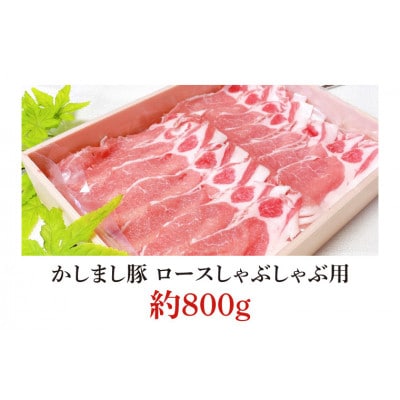 令和5・6年度 東京食肉市場豚枝肉共励会 連続受賞肉【かしまし豚】豚ロースしゃぶしゃぶ用 約800g