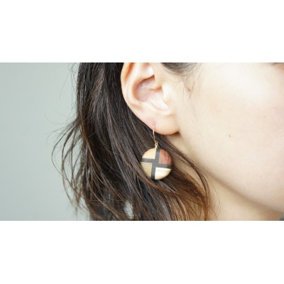 FOSSIL SERIES ラウンドピアス