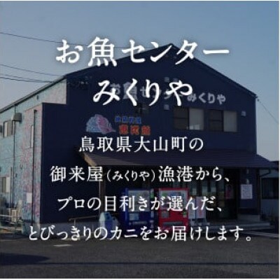 OM-13-2【先行予約】境港水揚げ 訳あり松葉ガニ2kg詰め合わせ (冷凍)