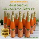 鳥取県日南町　冬人参から作った にんじんジュース 12本 セット