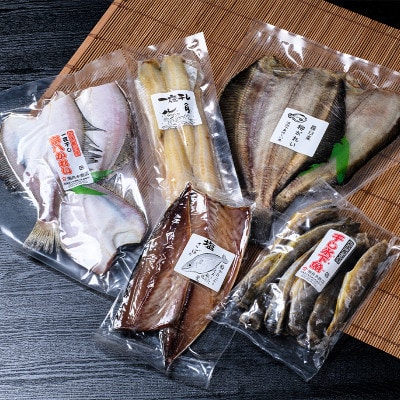 北海道羅臼町　一夜干し 漬け魚 お魚11種セット 計3.75kg