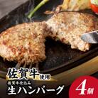 佐賀牛仕込みハンバーグ(4個入り)(玄海町)【A163】