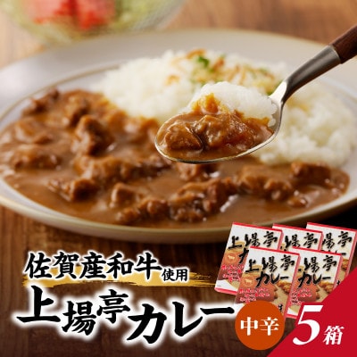 上場亭　カレー(中辛)5箱入(玄海町)【A007】