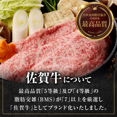 丸福　特選佐賀牛ローススライス　200g(玄海町)【B083】