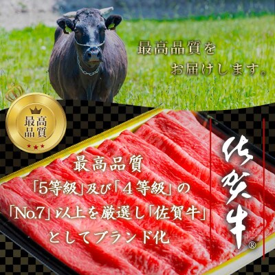 丸福　特選佐賀牛モモスライス　すき焼きしゃぶしゃぶ　400g(玄海町)【B137】