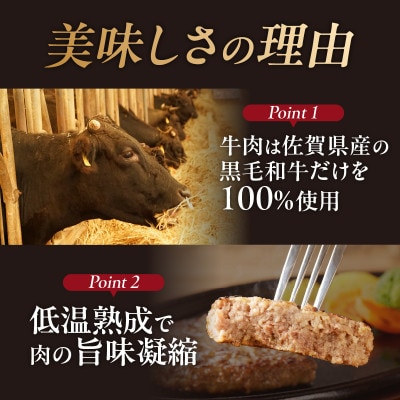 黒毛和牛ハンバーグ 4個 / 約120g×4個【A064】