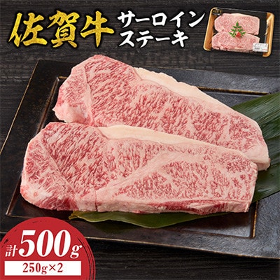 中山牧場 佐賀牛サーロインステーキ 500g【C079】