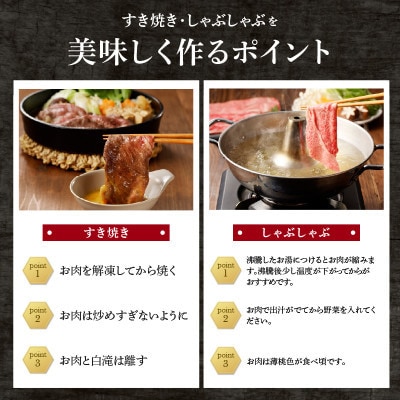 【毎月定期便】中山牧場 佐賀牛 しゃぶしゃぶ すき焼き DX【Z118_06】全6回