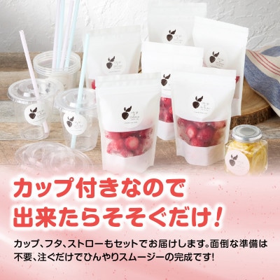 平川いちご農園 冷凍いちごスムージーセット【A185】