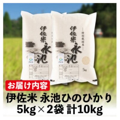 令和6年産 特別栽培米 永池ひのひかり(計10kg・5kg×2袋)