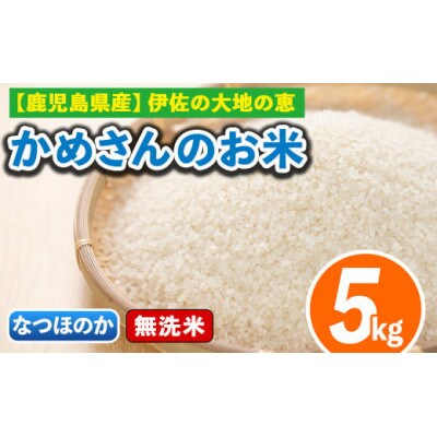 かめさんのお米(5kg・なつほのか・無洗米)