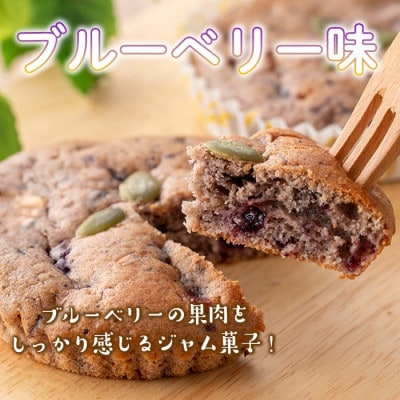 《数量限定》ジャム菓子2種(ブルーベリー味8個、ボンタン味8個・計16個)