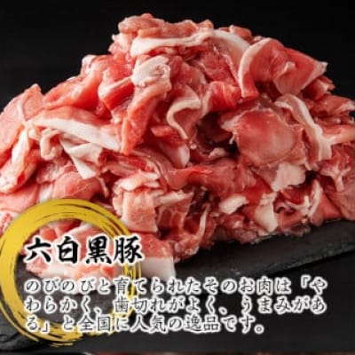 鹿児島県産黒豚切り落とし(計3kg・300g×10P)
