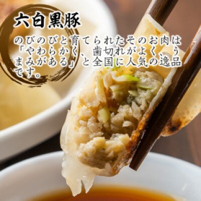 100年以上続く精肉店の黒豚餃子(計36個・12個入×3P) 手作り生餃子