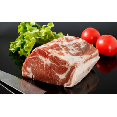 鹿児島県産豚肉!黒豚ブロック肉(肩ロース)約1kg×3ブロック(計3kg)(伊佐市)