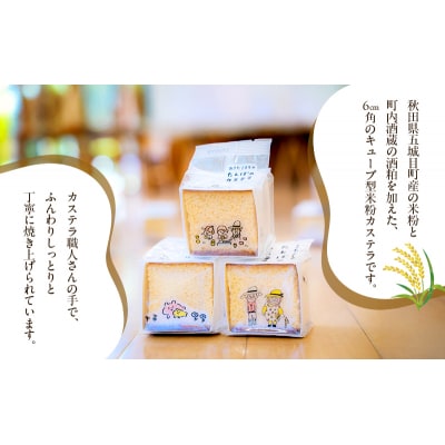 あきたこまちのたんぼのカステラ (4個入3箱) カステラ かすてら 秋田県 あきたこまち 田んぼ