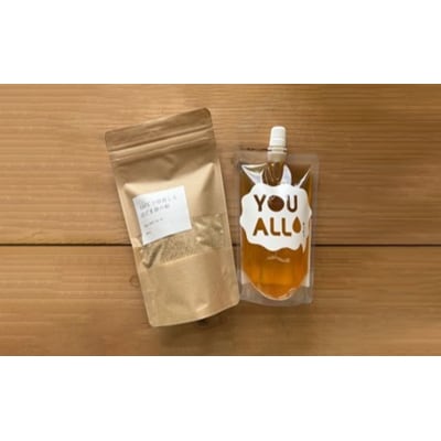 YOUALLの白ごま油 160℃で焙煎した白ごま油の粕10セット[No.5880-3233]