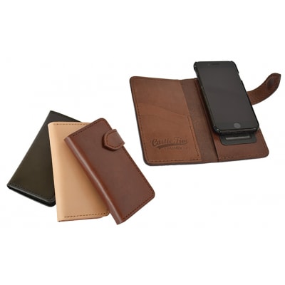 レザーA4収納クラッチ　ナチュラル