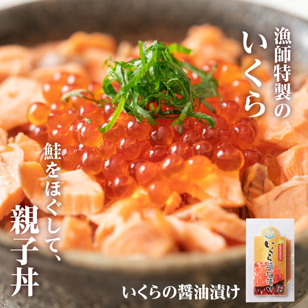 毛ガニ 『お食事シリーズB』鮭のバラエティーセット・イクラ・毛蟹の鉄砲汁のセット