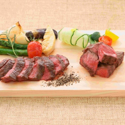 赤城和牛ヒレステーキ&赤城和牛モモステーキ食べ比べ