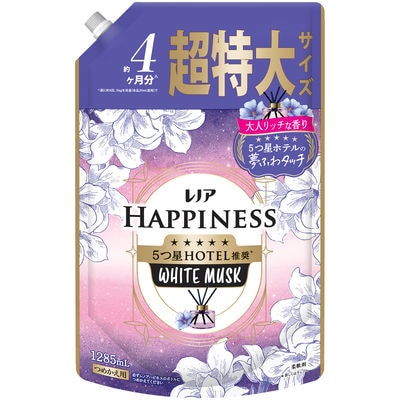 【最短当日発送】レノアハピネス 夢ふわタッチ ホワイトムスク 詰替超特大　6個