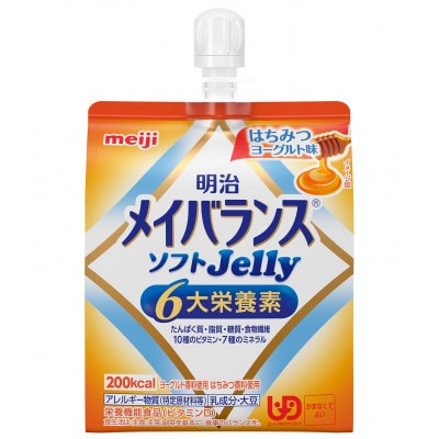 明治 メイバランス ソフトJelly はちみつヨーグルト味 125ml×12個 パウチ ゼリー