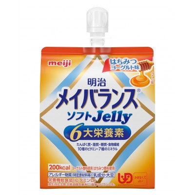 明治 メイバランス ソフトJelly はちみつヨーグルト味 125ml×6個 パウチ ゼリー