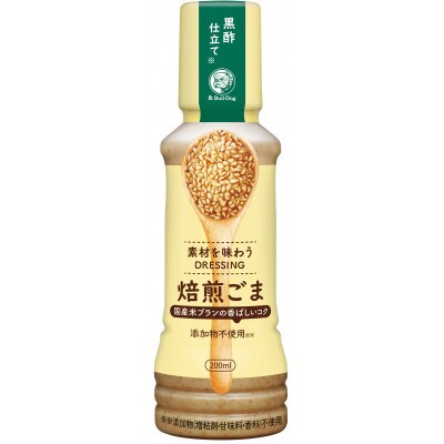 ブルドッグソース 素材を味わうドレッシング 焙煎ごま&和風たまねぎ200ml×各3本 添加物不使用