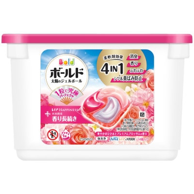 ボールド ジェルボール 4D華やかプレミアムブロッサムの香り 本体& レノアハピネスローズつめかえ用