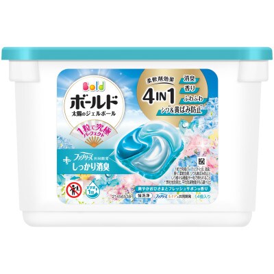 ボールド ジェルボール 4D 爽やかフレッシュサボンの香り 本体& レノアハピネスローズつめかえ用