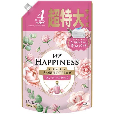 レノア ハピネス 夢ふわタッチ華やかに香るアンティークローズ詰替 超特大 1,285mL 6個セット