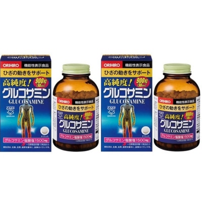 ORIHIRO オリヒロ 機能性表示食品 高純度 グルコサミン粒徳用 900粒 90日分 2個セット