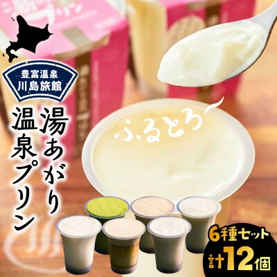 湯あがり温泉プリン 6種類 各120g×2個 計12個