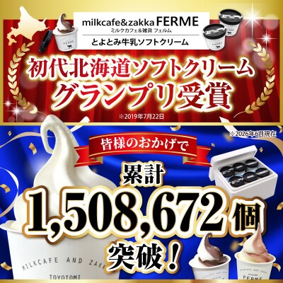 とよとみ牛乳ソフトクリーム【ショコラミックス 120ml×12個】