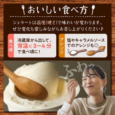 E.den(エデン) 豊富牛乳ジェラート ベーシック 6個セット