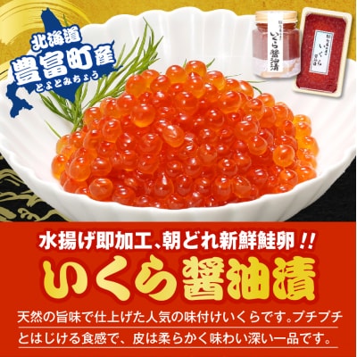 佐藤水産【豊富産】いくら110g×1本&手まり筋子100g×1本セット【KAT-313】