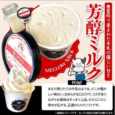 生ソフトクリーム ミルクetc3種セット【芳醇ミルク/芳醇カフェオレ/カフェオレ&ミルク】 計10個