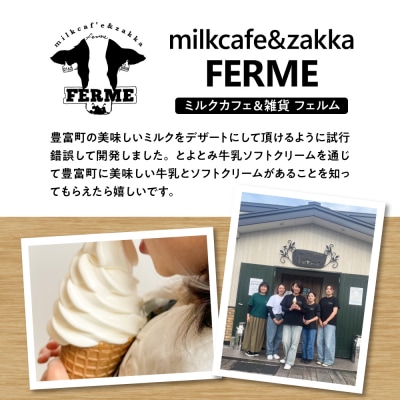 【2025年9月配送】とよとみ牛乳ソフトクリーム【ミルク 120ml×12個】