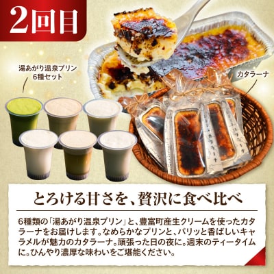 【4か月定期便】とよとみ牛乳を味わい尽くす定期便 |北海道豊富町 アイス バター プリン カタラーナ
