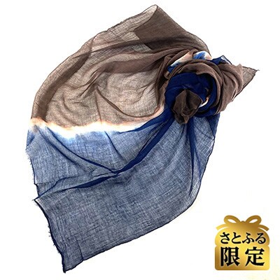 【さとふる限定】Earth Color　モスリンコットンストール　1