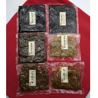 築地江戸一　人気佃煮6種詰め合わせ