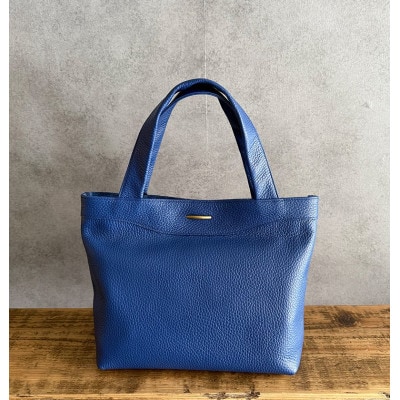 Coquette イタリアンレザー・日本製/ミニトートバッグ(ブルー)