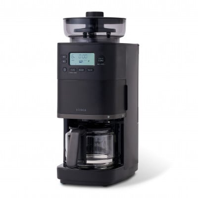 シロカ コーン式全自動コーヒーメーカー カフェばこ PRO　CM-6C271 ブラック